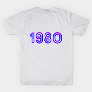 1980 retro logo. T-Shirt